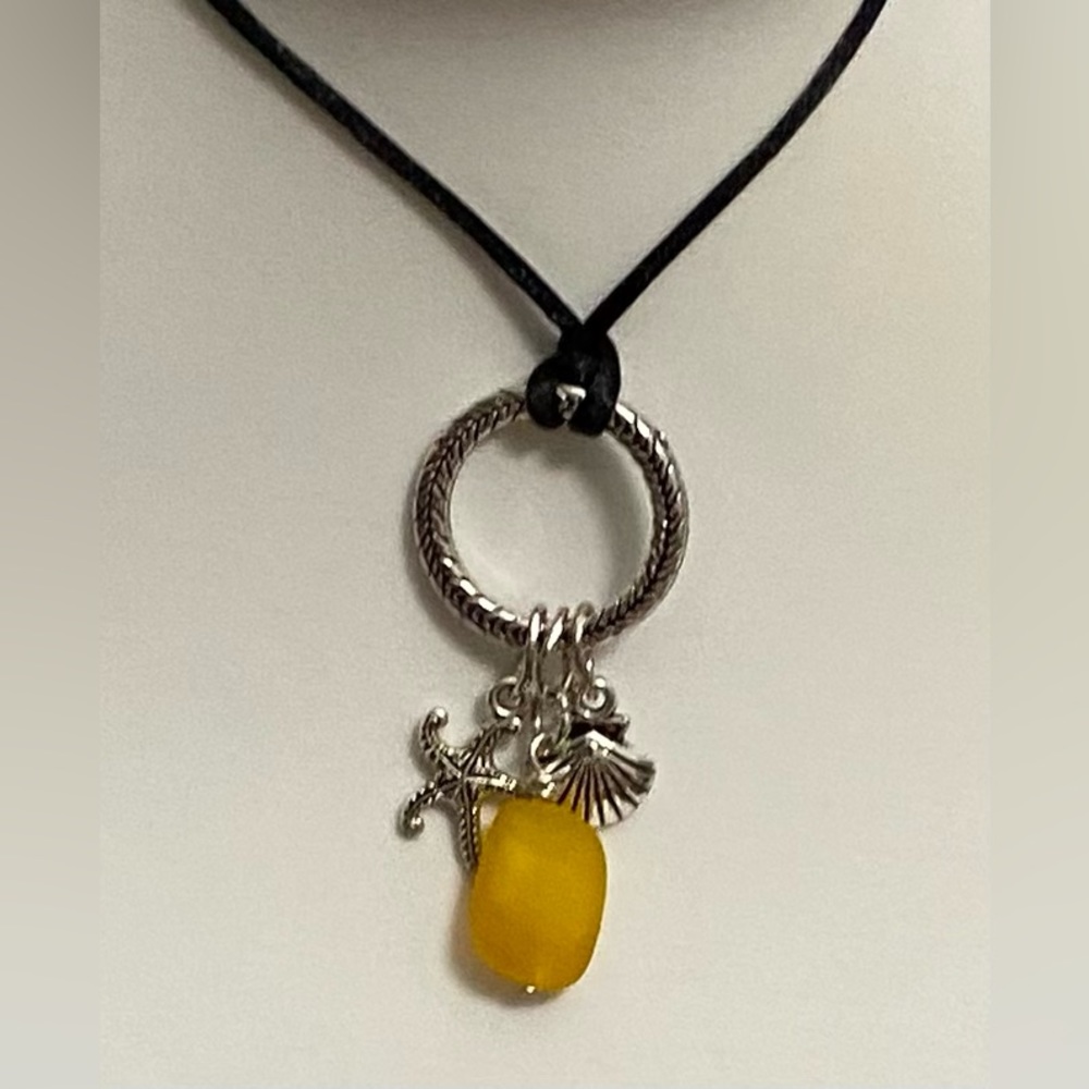 NEW handcrafted Sea glass necklaces